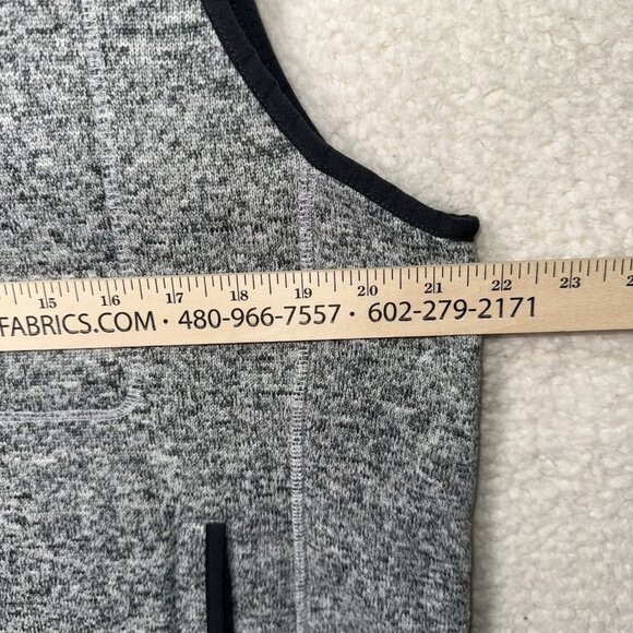 ORVIS Mens Fleece Sleeveless Full Zip Pockets Heather Gray Vest Size M - Picture 5 of 7